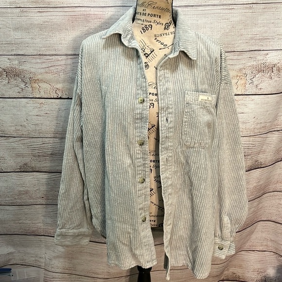 BDG Corduroy Shirt Jacket Shacket Urban Outfitters Oversized Button Down Large - Picture 2 of 12
